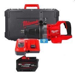 Гайковерт акумуляторний безщітковий 1'' MILWAUKEE, M18 ONEFHIWF1DS-121C, 2711Нм (зарядний пристрій M 4933499253 фото
