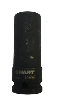 Головка ударна глибока 1/2" 19мм HART 147019 фото