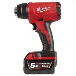 Пистолет горячего воздуха - фен аккумуляторный MILWAUKEE, M18 BHG-502C (ЗУ, 2х5Ач, кейс) 4933459772 фото
