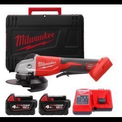 Шліфмашина кутова - болгарка акумуляторна безщіткова MILWAUKEE, M18 BLSAG125XPD-402X, діаметр 125мм 4933492646 фото