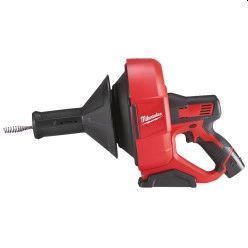 Машина прочистна акумуляторна MILWAUKEE, M12 BDC6-202C, трос 6м (зарядний пристрій С12 С , 2 акумуля 4933451635 фото