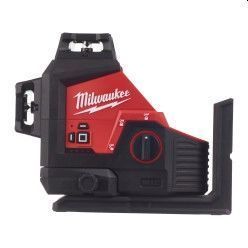 Нівелір 3D лазерний акумуляторний MILWAUKEE, M12 3PL-0C (360 градусів, зелений промінь) (каркас, акс 4933478103 фото