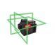 Нівелір 3D лазерний акумуляторний MILWAUKEE, M12 3PLSKIT-401P (360 градусів, зелений промінь) (заряд 4933499379 фото 2